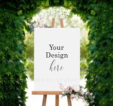 Poster Stock Mockup Wedding Sign Wedding Stock Images Etsy Wedding Signs Bridal Shower Signs Photography Mockup
