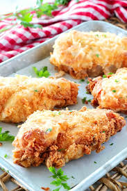 The best thing about making your own fried chicken is that you control what (and how much) fat to use, whether it's lard (rendered pig fat), solid vegetable shortening, peanut oil or a vegetable oil. Crispy Buttermilk Fried Chicken Breast The Anthony Kitchen