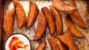 Crunchy Seasoned Baked Potato Wedges Recipetin Eats