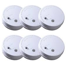 This detector provides comprehensive monitoring for smoke as it has two kinds of sensors. Kidde Code One Battery Operated Smoke Detector With Ionization Sensor 6 Pack 21008057 The Home Depot