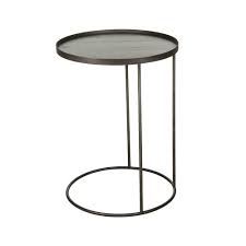 Buy Ethnicraft Round Tray Table Small Amara Tray Table Metal Table Frame Small Metal Table