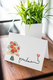 Handmade Greeting Card For Grandmother Birthday Card For Grandma Grandmother Birthday Card Mothers Day Greeting Card Meaningful Flowers Grandm In 2020 Grandma Birthday Card Birthday Cards For Mother Birthday Cards