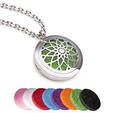 everlead sharefashion hollow mixed locket pendant for fragrance essential oil essential oil necklace diffuser aromatherapy diffuser necklace diffuser necklace