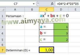 We did not find results for: Penyelesaian Persamaan Kuadrat Rumus Abc Di Excel