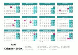 Die termine für die osterferien, sommerferien, herbstferien und schulferien in nrw 2021: Feiertage Nordrhein Westfalen 2020