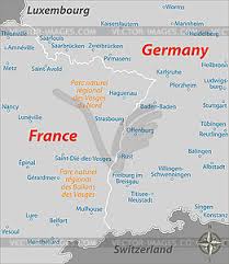 Deutschland hat laut medienberichten beschlossen, ab montag seine grenzen zu österreich, frankreich und der schweiz zu schließen. Frankreich Und Deutschland Grenze Vector Clipart