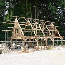 Construction Normandie Charpente Colombage Maison Normande