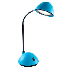 Sold and shipped by lamps plus. Lavish Home 21 In Blue Bright Energy Saving Led Desk Lamp 72 L081 Blu The Home Depot