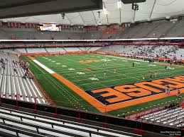 carrier dome section 214 syracuse football rateyourseats com