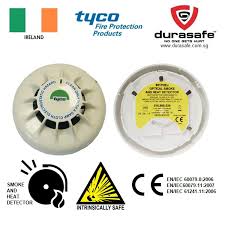 This addressable intelligent smoke detector is a networkable instrument that measures the level of smoke in its observation circle and works based on the principle of photoelectric effect. Tyco 516 800 530 Minerva Mx Intrinsically Safe 801phex Smoke Heat Detector Durasafe Shop