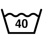Bildergebnis für waschanleitung symbole 40 bügeln
