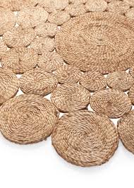 Stylischer Handgefertigter Teppich Aus Naturmaterialien Natur Jute Teppich Handgefertigte Teppiche Teppich