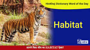 Habitat Meaning In Hindi Hinkhoj Dictionary Youtube