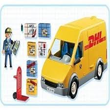 Die cast metal color:yellow with dhl printing size: Playmobil 4401 Dhl Delivery Truck