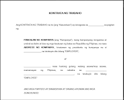 Mula rito, nagkaroon ng diskusyon sa problema. Employment Contract Agreement Sample Job Letter Free Employee Hudsonradc