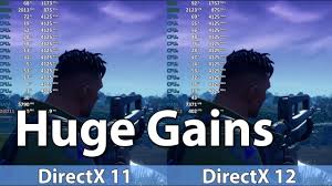 Fortnite DirectX 11 vs DirectX 12 Comparison (Radeon RX 5700 XT