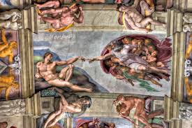 Michelangelo Sistine Chapel God Giving Life To Adam One Of My Favorite Places In The World World Famous Paintings Sistine Chapel Ceiling Fine Arts Posters