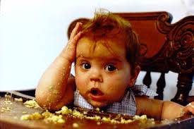 Eating or laughing I'm also confused