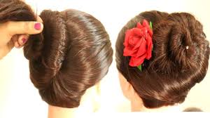 Beautiful hair color transformations by mounir 😍 profession. Latest Bridal Juda Hairstyle For Short Hair Easy Hairstyles Wedding Hairstyles Hairstyles Youtube