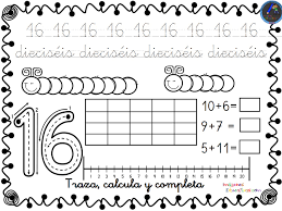 Colección de fichas para trabajar los números del 1 al 30 (16 ...
