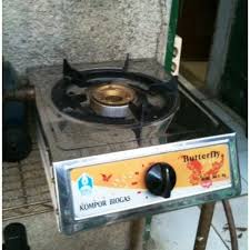 Kelebihan kompor gas kick on yang mudah ini adalah anti karat, dan burner kuningan. Kompor Biogas Satu Tungku