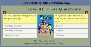 Our online stress trivia quizzes can be adapted to suit your requirements for taking some of the top stress quizzes. Zoey 101 Trivia Questions