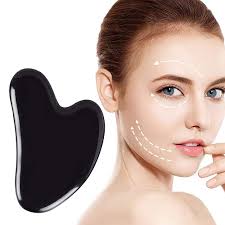 OKELA Black Gua Sha Scraping Face Massage Tool