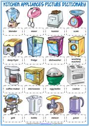 Check spelling or type a new query. Kitchen Appliances Esl Vocabulary Worksheets