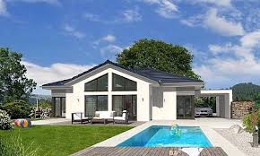 Bungalow Mit Drittem Giebel Garten Haus Bungalow Bungalow Bauen Haus Bauen