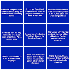 The more questions you get correct here, the more random knowledge you have is your brain big enough to g. Can You Answer These Literary Questions From Jeopardy
