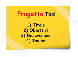 Argomenti Di Tesi 27 Titolo Obiettivi Descrizione Indice