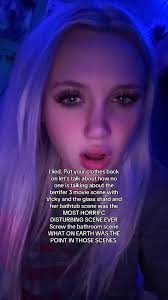 Vicky from Terrifier with Reporter