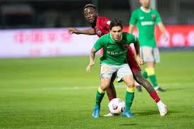 Jugador de la selección colombia de fútbol. Juanfer Quintero Debuto En El Shenzhen Con Un Doblete De Asistencias Tyc Sports