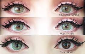 Kazzue Fantasy Green Coloured Contact Lenses Eye Color Colored Contacts