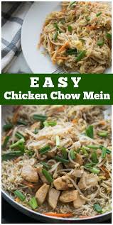 Easy Chicken Chow Mein Recipe Chow Mein Recipe Chicken Chow Mein Chicken Chow Mein Recipe Easy