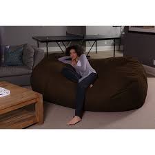 Sofa Sack Giant Bean Bag Lounger 7 5 Ft Brown In 2020 Apartment Necessities Giant Bean Bags Bean Bag Chair