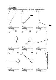 Bearings Starter Print Double Sided Docx Teaching Geometry Math Geometry Teaching