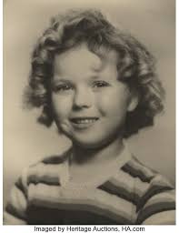 Shirley Temple (2) signed oversize photographs inscribed to Sybil