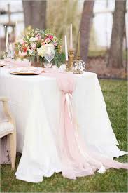 Silk Blush Pink Chiffon Table Runner Romantic Decor Arcadiadesigns Tablerunner Table Runners Wedding Wedding Table Wedding Decorations