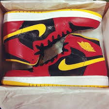 Air Jordan 1 Retro High Black And Gold Air Jordan I 1 Retro High Og Black Gym Red University Gold Air Jordans Jordan 1 Retro High Jordans