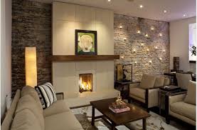 Wonderful Texture Large Sleek Stone Tile Rough Stone Wall Warm Wood Ma Accent Walls In Living Room Winter Living Room Decor Contemporary Living Room Design