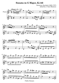 4.7 out of 5 stars. Scarlatti Sonata K 146 Sheet Music Piano Score In G Major By Domenico Scarlatti Domenico Scarlatti Free Download Borrow And Streaming Internet Archive