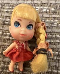 VINTAGE MATTEL LITTLE LIDDLE KIDDLE LOCKET Doll With Green Hair 1966 $48.00 