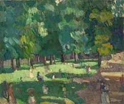 Max Beckmann German 1884 1950 Kinderspielplatz Alter Botanischer Garten Children S Playground In The Old Botanic Garden 190 Arte Expresionismo Galerias