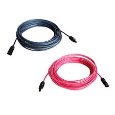 Renogy stranded copper wire features copper wire on both ends, allowing you the flexibility to customize this solar cable to fit your system needs, whatever it may be. Windynation 10 Gauge One Pair 50 Ft Black 50 Ft Red Solar Panel Extension Cable Wire Pv Connector Cbl Slrrb 10 50 The Home Depot