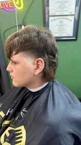 Did this rad textured mullet with a taper today!, #barber #barberlife  #taperfade #taper #haircut #mullet #mullethair #mullethaircut