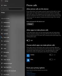 Remote phone call, the app running as service on the android phone, and the pc client callcenter. Windows 10 Block Apps From Making Phone Calls Technipages
