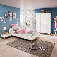 ポートベッロ子供部屋セットvivo 3ピース 100 x 200 cmオークホワイトウッド room set bed youth room