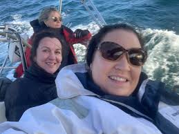 Kathy Muir (Skipper) Photo credit to Christian Favrier Julie  Hodder@Boatgen.com.au