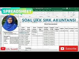 Nama program pengolah angka adalah. Cara Mengerjakan Paket Program Pengolah Angka Spreadsheet Soal No 1 Soal Ukk Akuntansi 2019 2020 Youtube